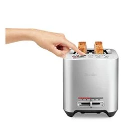 Breville BTA820XL Die-Cast 2-Slice Smart Toaster, Brushed Stainless Steel -Wilton Shop 31WW2ZuqnXL