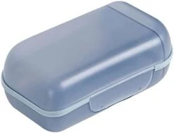 Soap Container Portable Soap Dishes Case Durable Plastic Sealed Travel Washing Soap Box With Lid Bathroom Gadget Slip-Proof Soap Case (Color : Red) -Wilton Shop 31WkJBdE6L. AC 1