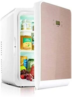 TONPOP Mini Refrigerator, 22L Mini Refrigerator Small Household Mini Dormitory Car Home Dual-use Breast Milk Cosmetic Medicine Durable (White A 22L) -Wilton Shop 31WxjMRUwUL. AC