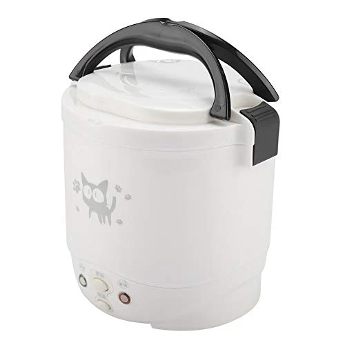 1L Mini Rice Cooker, 12v Electric Lunch Box Portable Travel Rice Cooker For Car Multifunctional Electric Food Steamer Rice Cooker Fast Cooking Fully Automatic Non Stick Pot For Travel Campin 5 1L Mini Rice Cooker, 12v Electric Lunch Box Portable Travel Rice Cooker For Car Multifunctional Electric Food Steamer Rice Cooker Fast Cooking Fully Automatic Non Stick Pot For Travel Campin - Image 3