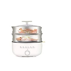 MODGE Soup Pot Electric Steamer, Electric Cooker, Multi-Function Electric Cooker, Electric Chafing Dish, Stainless Steel