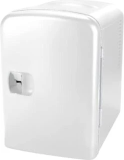 Mini Portable Compact Personal Fridge Cooler, 4 Liter Capacity Chills Six 12 Oz Cans, 100% Freon-Free & Eco Friendly, For Home Outlet & 12V Car Charger - White 9 Mini Portable Compact Personal Fridge Cooler, 4 Liter Capacity Chills Six 12 Oz Cans, 100% Freon-Free & Eco Friendly, For Home Outlet & 12V Car Charger - White -Wilton Shop 31XIG6llRPL