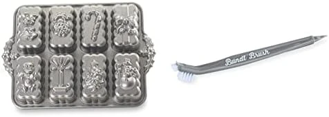 Nordic Ware Holiday Mini Loaves Pan & Wildflower Loaf Pan, 6-Cup, Toffee 11 Nordic Ware Holiday Mini Loaves Pan & Wildflower Loaf Pan, 6-Cup, Toffee - Image 9