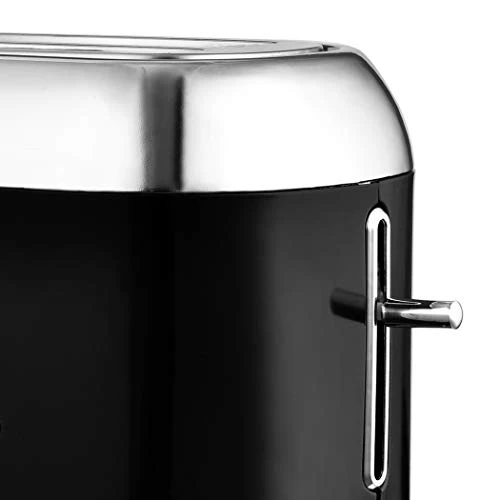 Modern Heavy Duty 2-Slice Rapid Toaster With Removable Crumb Tray, Black 7 Modern Heavy Duty 2-Slice Rapid Toaster With Removable Crumb Tray, Black - Image 5