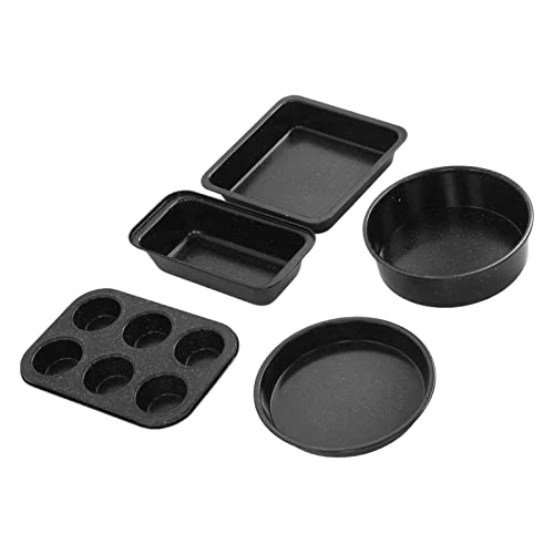 Nonstick Bakeware Set, Pizza Baking Tray Baking Tool Kit Oven Bakeware Baking Set For Home 5 Nonstick Bakeware Set, Pizza Baking Tray Baking Tool Kit Oven Bakeware Baking Set For Home - Image 3