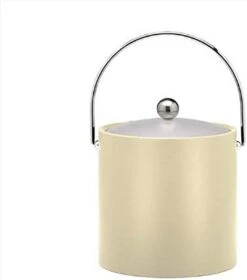 Bartenders Choice Fun Colors Collection Ice Bucket 3-Quart, Black, Double Wall Construction, Keep Ice Perfectly Chilled, Hotel Ice Bucket, Guest Room Bar Area Ice Bucket, Bale Handle -Wilton Shop 31YcZMwFRYL. AC