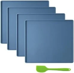 3 Pcs Silicone Dehydrator Mats With Edge, With Silicone Scraper, Compatible With Cosori &Magic Mill & BioChef Arizona, Non Stick Dryer Mats, High Temperature Resistance,for Fruit,Chips,Flax Crackers -Wilton Shop 31YxOagt95L. AC