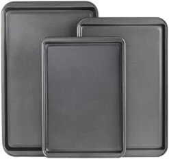 Bialetti Goodcook Nonstick Steel 3-Piece Cookie Sheet Set 13 Bialetti Goodcook Nonstick Steel 3-Piece Cookie Sheet Set -Wilton Shop 31Z1m1lG3QL. AC