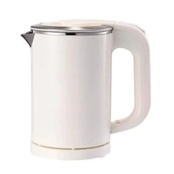 0.5L Portable Travel Electric Kettle Suitable For Traveling Cooking, Boiling (White)
