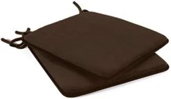 Dining Chair Pads,2 Pack Non Slip Memory Foam Kitchen Chair Cushions Pads With Ties And Gripper Backing (16" Square,Velvet Black) 19 Dining Chair Pads,2 Pack Non Slip Memory Foam Kitchen Chair Cushions Pads With Ties And Gripper Backing (16" Square,Velvet Black) -Wilton Shop 31ZFD8q5m1L. AC