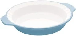 KitchenAid Pie Plate Vitrified Stoneware, 10.83in 12.52in 2.17in, Blue Velvet -Wilton Shop 31ZNAW5DsL. AC 1