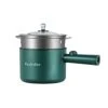 Electric Hot Pots With Stainless Steel Steamer, Can Cook Porridge, Stew, Frying Steak, Can Stir-Fry, Etc, 300W/600W Dual Power, 1.7L Non-Stick Pan, Private Special Cooking Utensils For Home/RV/Office -Wilton Shop 31ZfxFMuBHL