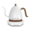 Artisan Electric Gooseneck Kettle, 1 Liter, For Pour Over Coffee, Brewing Tea, LCD Panel, Precise Digital Temperature Selection, Flash Boil And Keep Warm Settings (Pearl All White) 1 Artisan Electric Gooseneck Kettle, 1 Liter, For Pour Over Coffee, Brewing Tea, LCD Panel, Precise Digital Temperature Selection, Flash Boil And Keep Warm Settings (Pearl All White) -Wilton Shop 31aJSiAgyFL