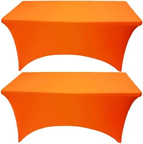 2 Pack 6FT Hunter Green Spandex Tablecloth Stretch Fitted Table Cover For Rectangular Table Event, Wedding, Banquet And Parties 17 2 Pack 6FT Hunter Green Spandex Tablecloth Stretch Fitted Table Cover For Rectangular Table Event, Wedding, Banquet And Parties - Image 15