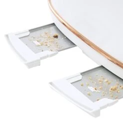 Aden Heritage Toaster, Wide Slot With Removable Crumb Tray And Settings (Ivory/Copper, 4 Slice) 20 Aden Heritage Toaster, Wide Slot With Removable Crumb Tray And Settings (Ivory/Copper, 4 Slice) -Wilton Shop 31araLIdsCL