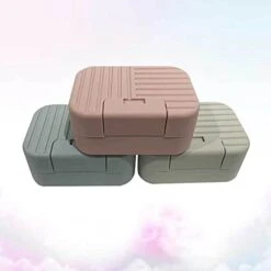 Soap Container 3Pcs Portable Soap Box Travel Soap Case Practical Soap Dish Convenient Soap Container (Color : Pink) 11 Soap Container 3Pcs Portable Soap Box Travel Soap Case Practical Soap Dish Convenient Soap Container (Color : Pink) -Wilton Shop 31awKpFcH7L