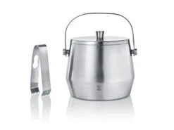 Leopold Vienna Ice Bucket, Stainless Steel, Silver, 14.9 X 20.5 X 18 Cm
