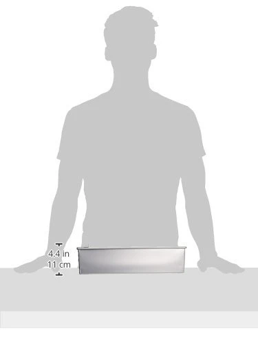 Ocus Foodservice 16 By 4-Inch Single Pullman 2-Pound Bread Pan Commercial Bakeware, 2 Pound, Silver 4 Ocus Foodservice 16 By 4-Inch Single Pullman 2-Pound Bread Pan Commercial Bakeware, 2 Pound, Silver - Image 2