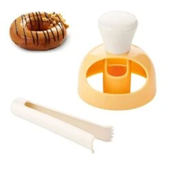 Donut Cake Mould With Dipping Plier Diy Doughnut Cutter Biscuit Stamp Mould Desserts Cutter Doughnut Maker Mold Kitchen Baking Tool 1PC -Wilton Shop 31bWr9IeemL