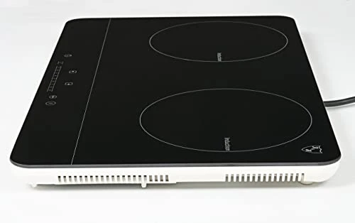 2 Burner Double Dual 24 Inch Induction ULTRA SLIM Electric Stove Top Ceramic Cooktop White 120V 1800W IN-DD18-120S 7 2 Burner Double Dual 24 Inch Induction ULTRA SLIM Electric Stove Top Ceramic Cooktop White 120V 1800W IN-DD18-120S - Image 5