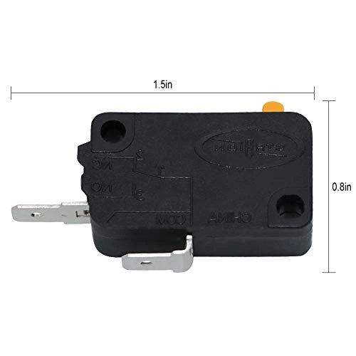 SZM-V16-FD-63 WB24X0830 Microwave Door Switch By Prime&swift Replace 3405-001034 (2PK) 6 SZM-V16-FD-63 WB24X0830 Microwave Door Switch By Prime&swift Replace 3405-001034 (2PK) - Image 4