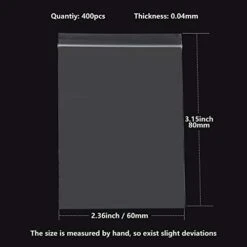 400Pcs Small Ziplock Bags, 2 X 3 Inches Resealable Self Sealing Zipper Clear Plastic Bags For Jewelry, Cookie, Candy, Birthday Party Self Sealing Plastic Bags -Wilton Shop 31cytDOSg0L