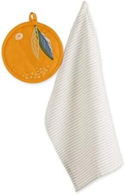 Gift Set Collection Kitchen Set, Potholder & Dishtowel Set, Lemon Plaid, 2 Piece -Wilton Shop 31d KCi6fL. AC
