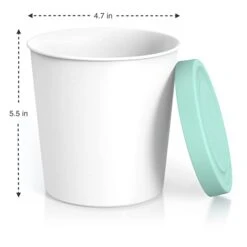 - Premium Ice Cream Containers (2 Pack - 1 Quart Each) Perfect Freezer Storage Tubs With Lids For Ice Cream, Sorbet And Gelato! - Mint -Wilton Shop 31dRW7dMoEL