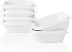 Porcelain Ramekins For Creme Brulee 10 Ounce,Integrated Double Handle Souffle Dishes For Baking,Ice Cream,Chicken Pot Pies,Oven Safe-Set Of 6(Similarcolour) 23 Porcelain Ramekins For Creme Brulee 10 Ounce,Integrated Double Handle Souffle Dishes For Baking,Ice Cream,Chicken Pot Pies,Oven Safe-Set Of 6(Similarcolour) -Wilton Shop 31eBd2ixpcL. AC