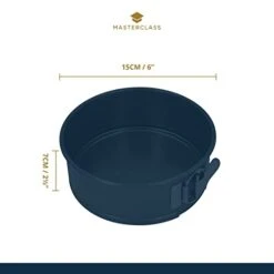 KCMCHB63 18 Cm Springform Cake Tin With Loose Base And PFOA Free Non Stick, Robust 1 Mm Carbon Steel, 7 Inch Round Pan, Grey -Wilton Shop 31eBrBbqhJL