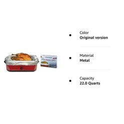Saver Foil Electric Roaster Liners, 3 Box Bundle (6 Liners For Roasters). Fits 16, 18 And 22 Quart Roasters. Best Liners For Roasting Whole Meats. -Wilton Shop 31esnzbyX4L