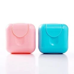 Soap Holder Portable Travel Handmade Soap Box Soap CaseWaterproof Leakproof Soap Box With Lock Box Cover Storage Container (Color : Pink) -Wilton Shop 31fBrnOMPSL 1
