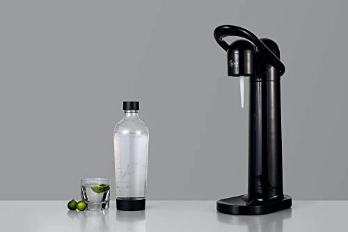 Sparkling Water And Soda Maker Seltzer Fizzy Drink Maker With 1L Re-usable BPA-free Carbonating Bottle(Without CO2 Cylinder) - Black 5 Sparkling Water And Soda Maker Seltzer Fizzy Drink Maker With 1L Re-usable BPA-free Carbonating Bottle(Without CO2 Cylinder) - Black - Image 3