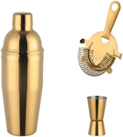 TWDYC 3PCS Stainless Steel Rainbow Boston Cocktail Set 750ml Cocktail Shaker Set With Strainer Measure Cup Bartender Kit Bar Tool Set (Color : D) -Wilton Shop 31fgBTm88bS. AC