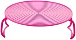 Folding Microwave Tray, Microwave Stacker Shelf, Foldable And Reusable Tray For Egg Custard Flexible Handles Dishwasher Safe -Wilton Shop 31fjibioIkL. AC