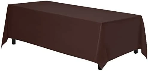 Rectangle Tablecloth | 90 X 132 Inch - White Rectangular Table Cloth For 6 Foot Table In Washable Polyester | Great For Buffet Table, Parties, Holiday Dinner, Wedding & Baby Shower 12 Rectangle Tablecloth | 90 X 132 Inch - White Rectangular Table Cloth For 6 Foot Table In Washable Polyester | Great For Buffet Table, Parties, Holiday Dinner, Wedding & Baby Shower - Image 10