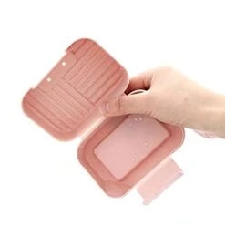 Soap Holder Portable Soap Box With Lid Travel Washing Soap Boxes Sealed Leak Proof Soap Container Box Bathroom Waterproof Soap Storage Boxes (Color : Green) -Wilton Shop 31gBR54bD4L 1