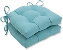 Outdoor/Indoor Pompeii Chair Pads, 15.5" X 14.5", Red, 2 Pack -Wilton Shop 31gDx9QzwzL. AC