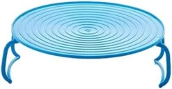 Folding Microwave Tray, Microwave Stacker Shelf, Foldable And Reusable Tray For Egg Custard Flexible Handles Dishwasher Safe -Wilton Shop 31gihcqNzL. AC