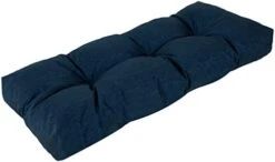 Bench Cushion Tufted Seat Pads Long Comfortable Cushions Window Dining Chair Cushion Memory Foam Seat Pad, [Chenille_Velour] Red Wine, 45"x16"x4" -Wilton Shop 31h3j 5sKwL. AC