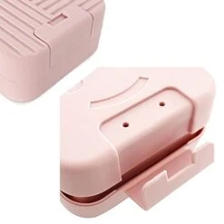 Fzh Soap Dish For Shower Portable Soap Box With Lid Travel Washing Soap Boxes Sealed Leak Proof Soap Container Box Bathroom Waterproof Soap Storage Boxes (Color : Green) -Wilton Shop 31hE64aqVCL