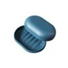 Drainage Soap Box Travel Portable Soap Box Bathroom Soap Dishes Case Easy To Carry Home Shower Outdoor Hiking Camping Soap Holder Container (Color : Dark Blue)