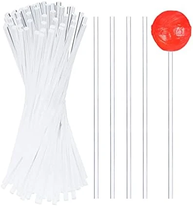 LSYGXYZ 50 Pieces Acrylic Lollipop Sticks, Clear Cake Pops For Candy Dessert Chocolate Handmade DIY, 8 Inch(3mm Diameter) 8 LSYGXYZ 50 Pieces Acrylic Lollipop Sticks, Clear Cake Pops For Candy Dessert Chocolate Handmade DIY, 8 Inch(3mm Diameter) - Image 6