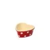 17851198 Polka Dot Heart Ramekin, Claret Red, Ceramic, 0 2 17851198 Polka Dot Heart Ramekin, Claret Red, Ceramic, 0 -Wilton Shop 31hTZ30lLIL
