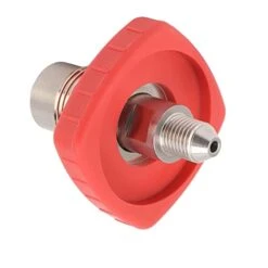 Tnfeeon CO2 Filling Cylinder Adapter G5/8 To 7/16‑20 Stainless Steel Connector CO2 Inflatable Bottle Fitting