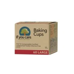 Unbleached Large Baking Cups, 60-Count Boxes (Pack Of 24)