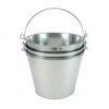 5-Quart Galvanized Pail Beer Bucket 9x9x7 Inches (Pack Of 3) -Wilton Shop 31hvdcfRwhL