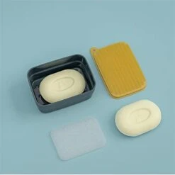 Soap Dishes, Sealed Portable Soap Box With Lid Home Travel Soap Box With Lock Buckle Plastic Soap Box (Color : Blue) 13 Soap Dishes, Sealed Portable Soap Box With Lid Home Travel Soap Box With Lock Buckle Plastic Soap Box (Color : Blue) -Wilton Shop 31i9dG3UzBL