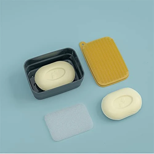 Soap Dishes, Sealed Portable Soap Box With Lid Home Travel Soap Box With Lock Buckle Plastic Soap Box (Color : Blue) 5 Soap Dishes, Sealed Portable Soap Box With Lid Home Travel Soap Box With Lock Buckle Plastic Soap Box (Color : Blue) - Image 3