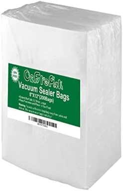 200 Quart Size 8" X 12" Vacuum Sealer Bags With BPA Free And Heavy Duty, Vacuum Seal Food Sealer Bags,Great For Food Storage Vaccume Sealer PreCut Bag -Wilton Shop 31im78lAPdL. AC